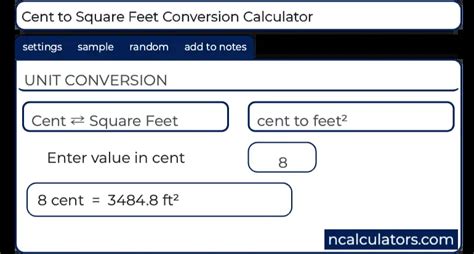 Convert Cents to Feet: A Comprehensive Guide