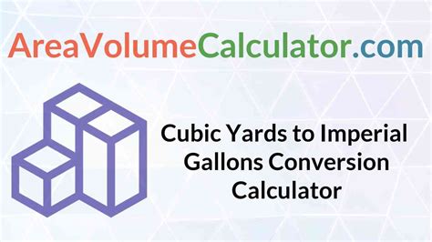 Convert Gallons to Cubic Yards: A Comprehensive Guide