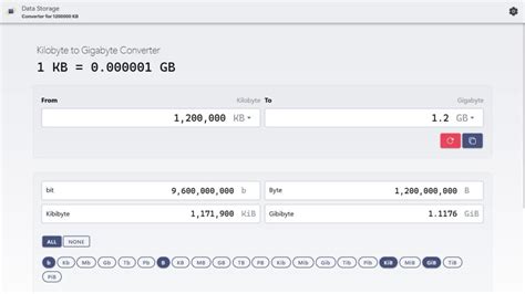 Convert Kilobytes to Gigabytes Instantly and Accurately