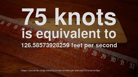 Convert Knots to Feet per Second: A Comprehensive Guide