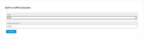 Convert Lbs Per Hr to Gpm: A Comprehensive Guide