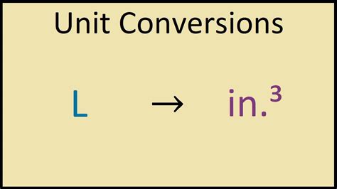 Convert Litres to Cubic Inches with Ease: A Comprehensive Guide