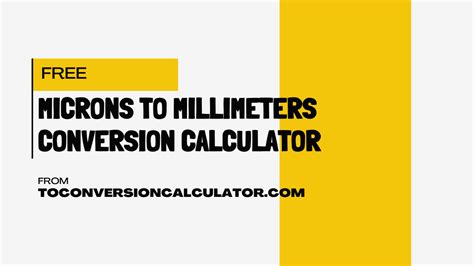 Convert Millimeters to Microns with Ease: A Comprehensive Guide