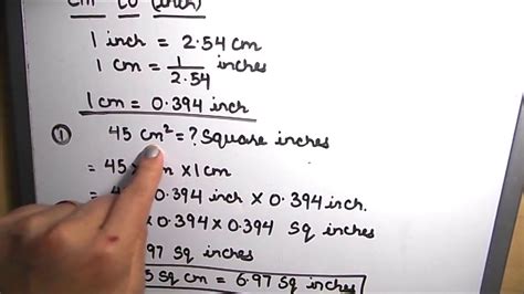 Convert Square Centimeters to Square Inches with Ease