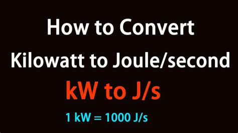 Convert kWh to Joules Effortlessly: A Comprehensive Guide