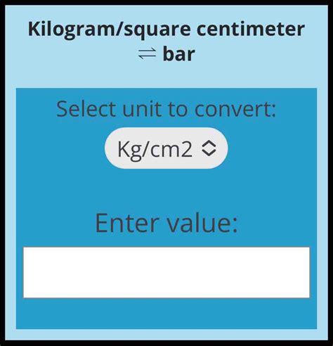 Convert kg/cm2 to bar: A Comprehensive Guide