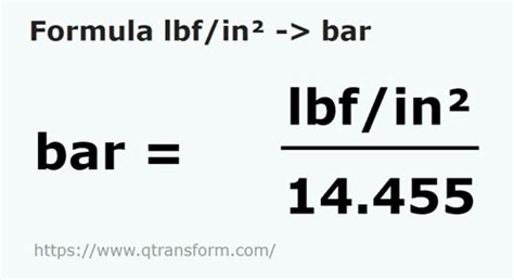 Convert lbf/in2 to bar: A Comprehensive Guide