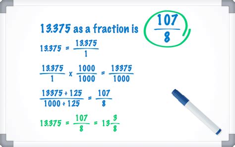 Converting .375 to a Fraction: A Comprehensive Guide