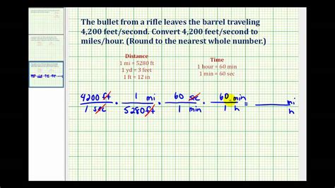 Converting 1200 Feet Per Second to Miles Per Hour