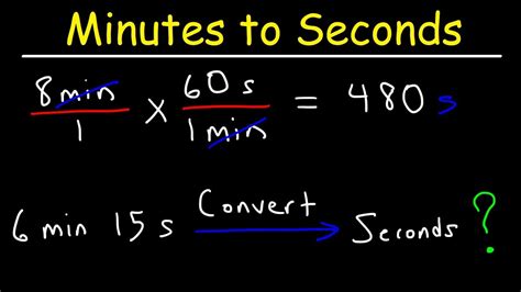 Converting 4800 Seconds to Minutes