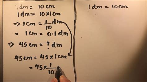 Converting Centimeters to Decimeters: A Comprehensive Guide