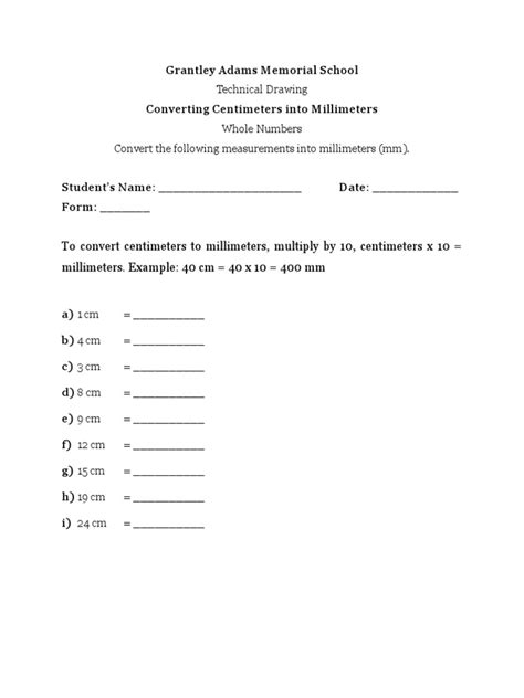 Converting Centimeters to Millimeters: A Comprehensive Guide for Everyday Measurement