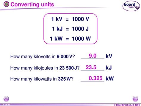 Converting Megajoules to Kilowatts