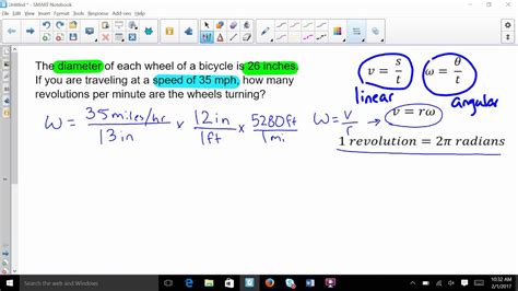 Converting Meters Per Second (m/s) to Rotations Per Minute (rpm)