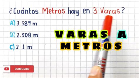 Convertir Metros a Varas: Una Guía Paso a Paso