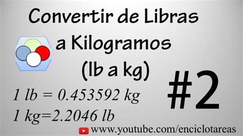 Convertir libras a kilos rápido