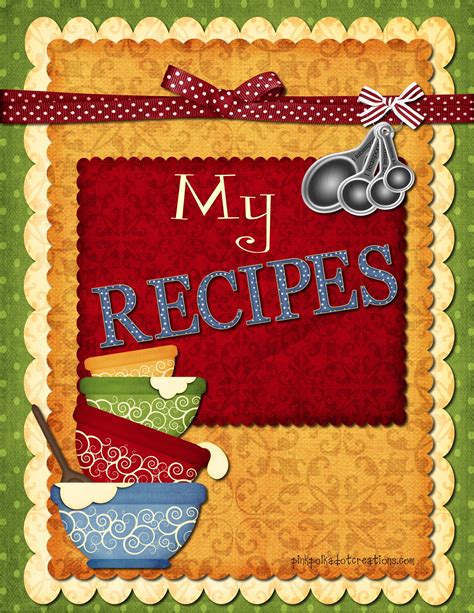 Cookbook Cover Template