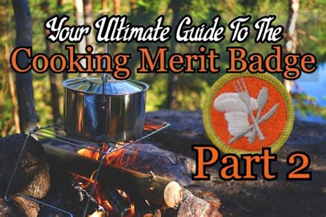 Cooking Merit Badge Answers Reader