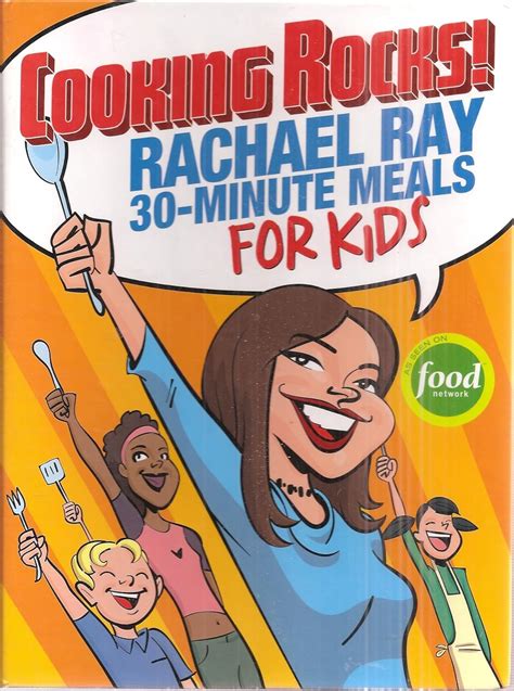 Cooking Rocks Rachael Ray 30-Minute Meals for Kids Signed Copy Hardcover-Spiral Bound Doc