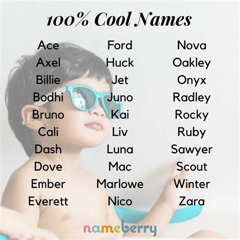 Cool Names for Babies PDF