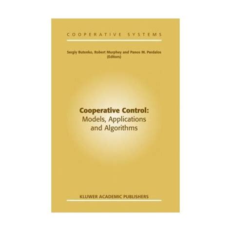 Cooperative Control: Models Reader