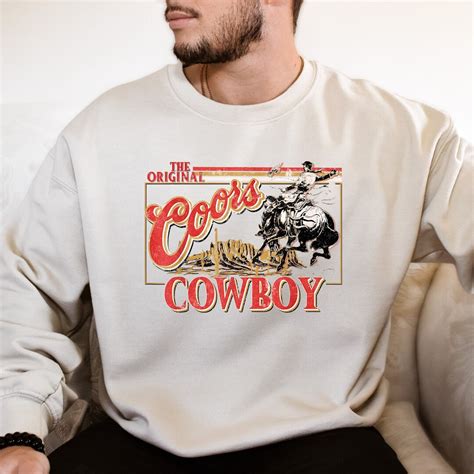 Coors Cowboy Sweatshirt: A Perfect Blend of Western Heritage and Casual Comfort