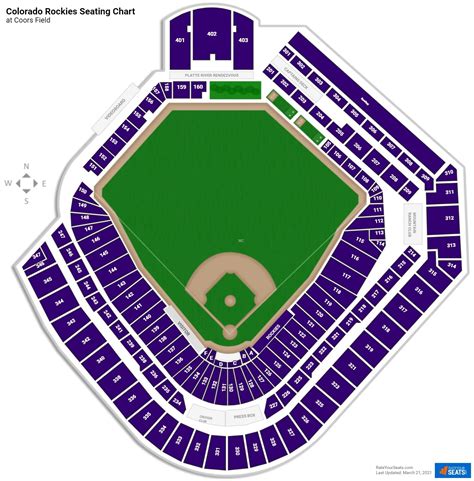 Coors Field Interactive Seating Chart