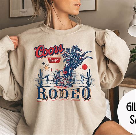 Coors Rodeo Sweatshirt: Show Off Your Western Style and Support the Community