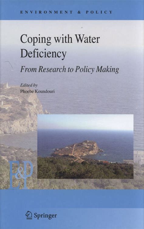Coping with Water Deficiency From Research to Policy Making PDF