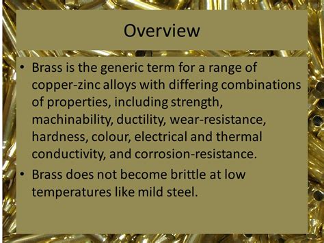 Copper-Zinc Alloys: The Perfect Blend of Strength, Ductility, and Corrosion Resistance