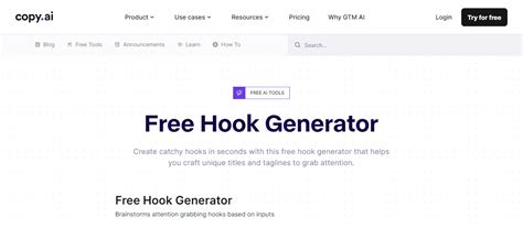 Copy.ai Hook Generator