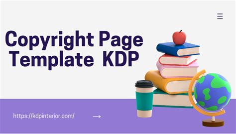 Copyright Page Template Kdp