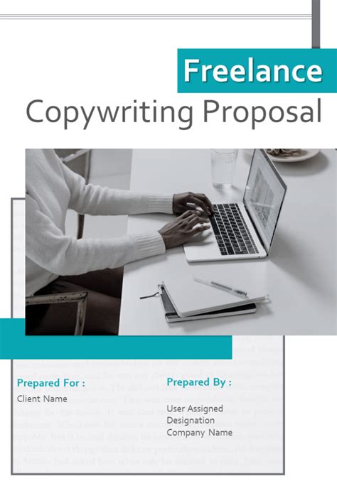 Copywriting Proposal Template