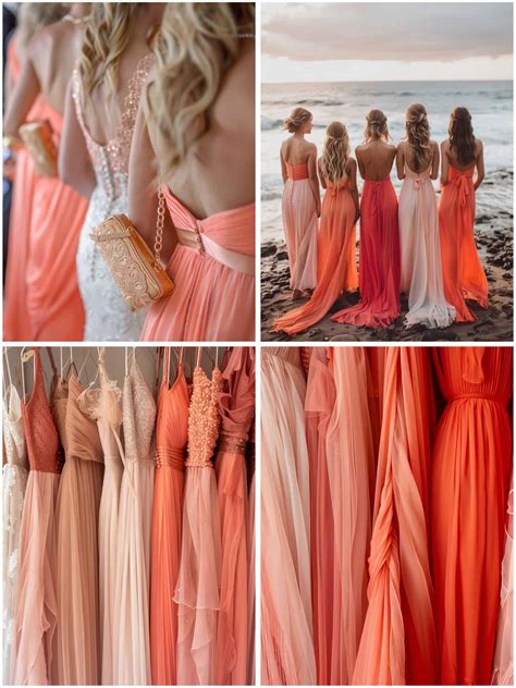 Coral Bridesmaid Dresses: 10,001 Reasons to Fall in Love