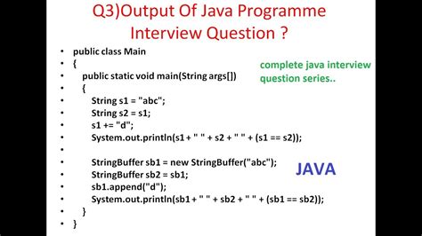 Core Java Written Exam Questions Answers Doc