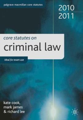 Core Statutes on Criminal Law PDF