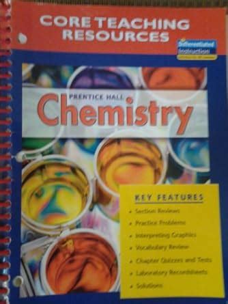 Core Teaching Resources Prentice Hall Chemistry Answers Kindle Editon