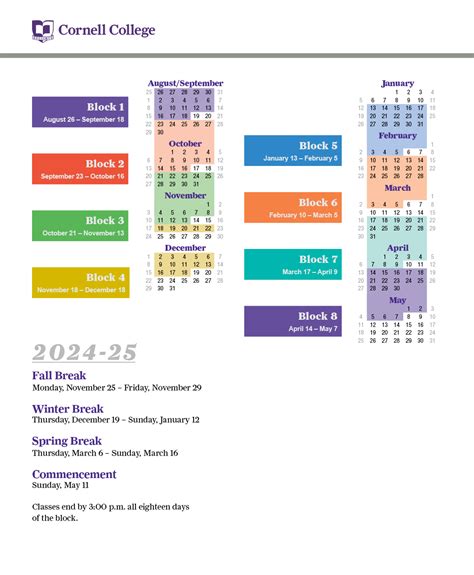 Cornell Academic Calendar