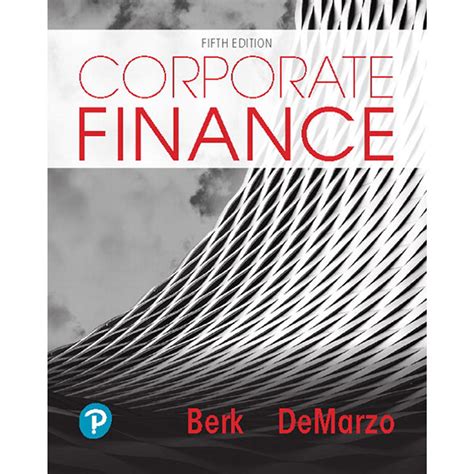 Corporate Finance Berk Demarzo Solutions Epub