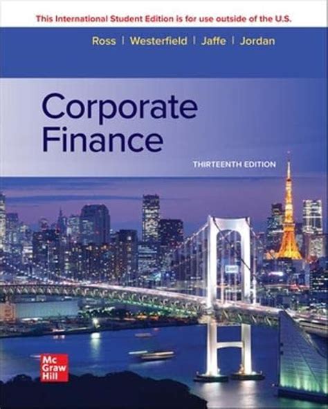 Corporate Finance Book Ross Westerfield Jaffe Solution Epub