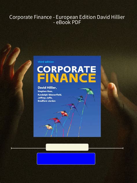 Corporate Finance First European Edition Hillier Solutions pdf Epub