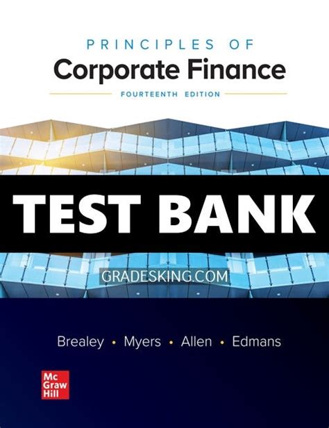 Corporate Finance Foundations 14th Edition Test Answers PDF