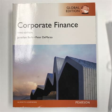 Corporate Finance Solutions Third Edition Berk Demarzo Kindle Editon