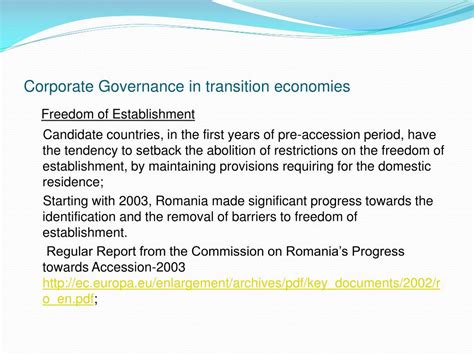 Corporate Governance in Transition Economies Doc