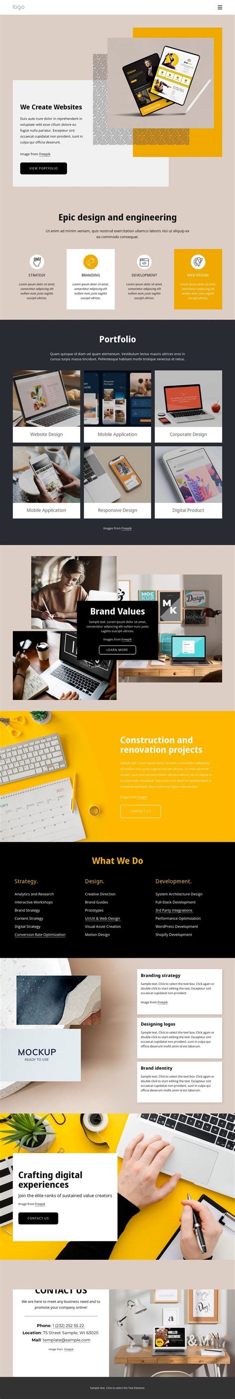 Corporate Web Design Templates