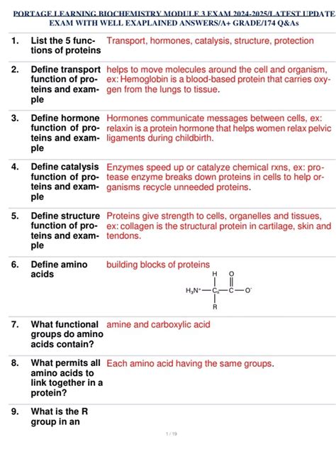 Correct Answers To Sapling Learning Biochemistry Doc