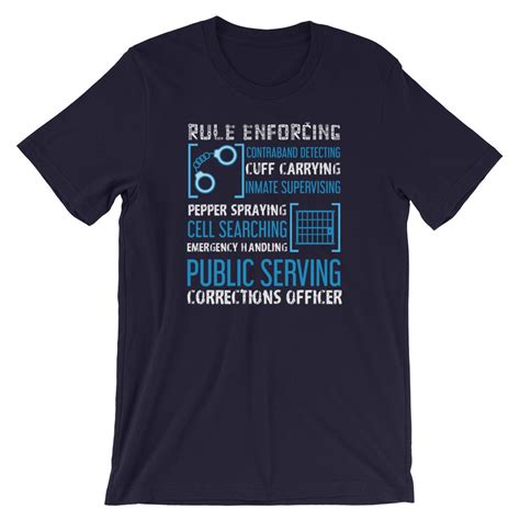 Correctional Officer T-Shirts: Pride, Humor, and Unity in a Demanding Profession