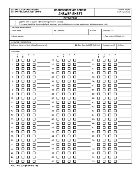 Correspondence Course Answers Doc