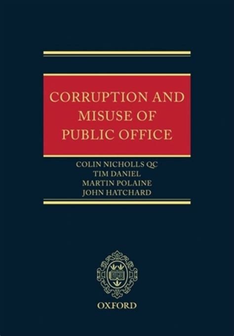 Corruption and Misuse of Public Office Kindle Editon