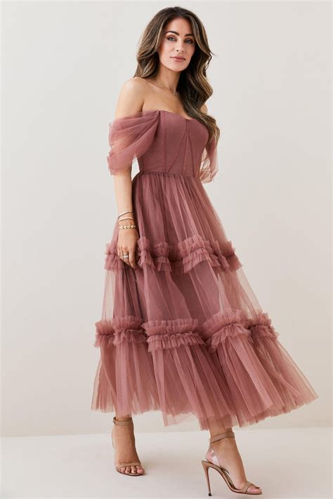 Corset Tulle Dresses: A Symphony of Elegance and Glamour